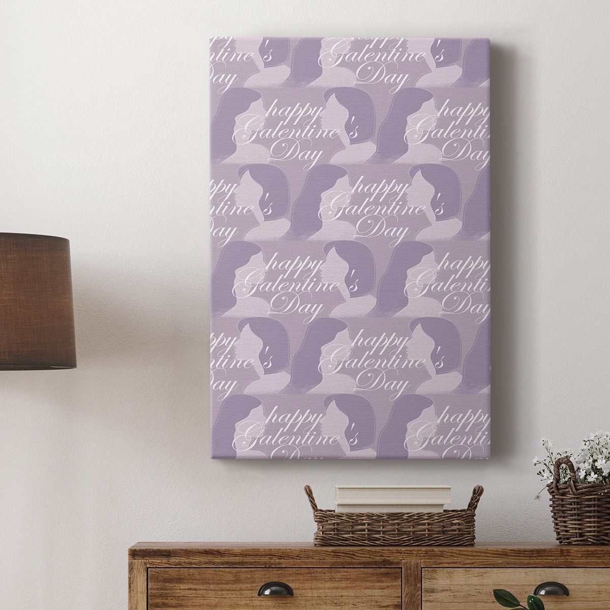 Happy Galentine's Day Collection E Premium Gallery Wrapped Canvas - Ready to Hang