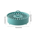 thumbnail image 3 of SPOORYYO Fireproof Mosquito Coil Holder with Lid, Hollow Ventilated Cover, Round Safety Design, Indoor Outdoor Ash Guard, Durable Iron Box, 3 of 6