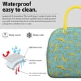 thumbnail image 3 of Lunch Bag Lunch Box for Women Reusable Insulated Lunch Bags,Water-Resistant Dolphin Yellow Banana Cooler Lunch Tote Bag, Large Capacity for Work Travel Picnic, 3 of 6