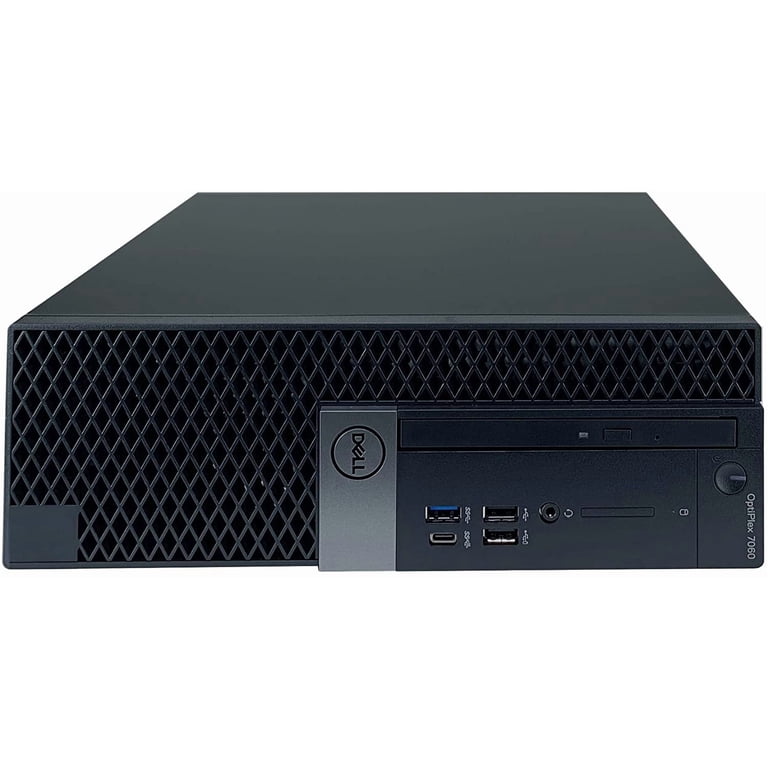 Dell OptiPlex 7060 Mini Desktop Computer With 24" FHD Monitor & RGB Speakers | Intel I5-8500, 16GB RAM, 512GB SSD, Windows 11 Pro (Renewed)