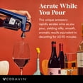 thumbnail image 3 of Coravin Timeless Aerator - Preserve Wine for Years - Wine Accessory for Timeless Wine Preservation System - Aerator Attachment for By-the-Glass Wine Saver - Get 60-90 Minute Decant in Seconds, 3 of 8