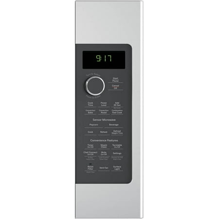 GE Profile - 1.7 Cu. Ft. Convection Over-the-Range Microwave with Sensor Cooking - Stainless steel