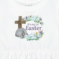 thumbnail image 4 of Inktastic It's My 1st Easter with Cross and Flowers Girls Baby Dress, 4 of 5