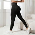 thumbnail image 2 of Outfmvch Women's High Waist Workout Leggings Resistance Band Leggings Butt Lift Yoga Workout Pants Resistance Band Leggings Womens Cellulite Leggings for Women A1 Black XS-2XL, 2 of 7