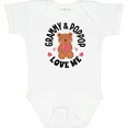 thumbnail image 3 of Inktastic Grammy and Poppop Love Me Bear Girls Baby Bodysuit, 3 of 5