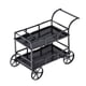 thumbnail image 4 of Carrito de Comedor de Servicio en Miniatura 1/12 Accesorios de Bebida de Comida de Negro Sunnimix Carrito de comedor de casa de muñecas, 4 of 7