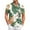 Army Green, variant on Hawaiian Shirt For Men Short Sleeve Casual Button-Down Floral Print Shirts for Beach Vacation Party