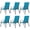 Blue, variant on Resenkos High-Back Armrest Seats for Yard and Beach, 6-Piece Breathable Textilene Outdoor Garden Chairs for Patio and Lawn, Blue