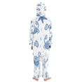 thumbnail image 3 of Soft Big Kids Onesie Pajamas Cozy Loose-Fit Jumpsuits for kids with Pockets for Christmas Lounge & Play Marine Organisms, 3 of 8