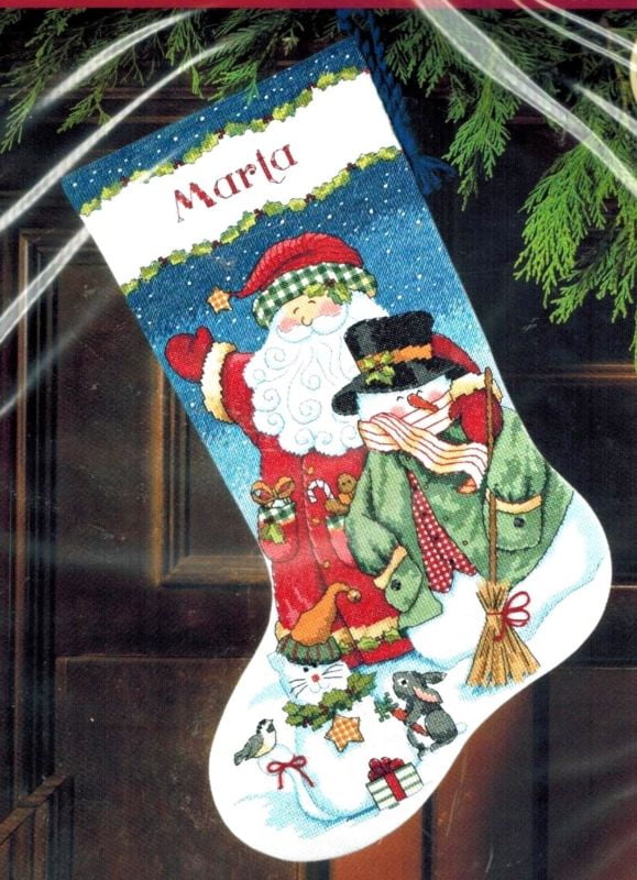 Awesome Embroidery Christmas Stocking Kits JPG