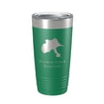 thumbnail image 1 of Meadow Creek Reservoir Tumbler Lake Map Travel Mug Insulated Laser Engraved Coffee Cup Colorado 20 oz Green, 1 of 1