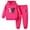 Hot Pink, variant on Piuwrlz Sweatsuits 2pcs Sets for Girls Boys Long Sleeved Hoodies and Elastic Waist Pants New Fashionable Hood Activewear Set Black Size 100