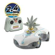 Team Sonic Racing RC: Silver - NKOK (682), 1:28 Scale 2.4GHz RC Car, 6.5 Compact Design, Officially Licensed Sega Sonic The Hedgehog, Battery Powered, Transmit Up To 150', Ages 6+