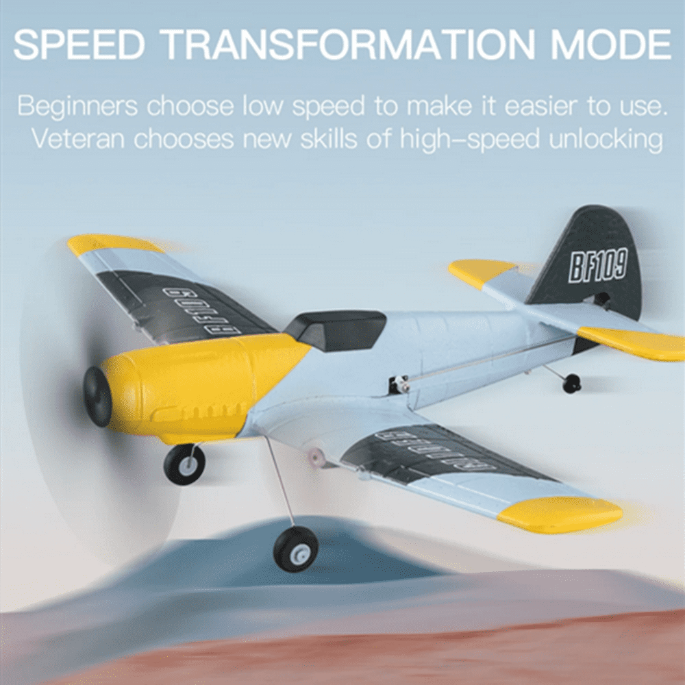 KF811 BF109 2.4G 3CH RC Airplane EPP Foam Fixed Wingspan Glider RTF Mini Warbird Planes Toys Gifts