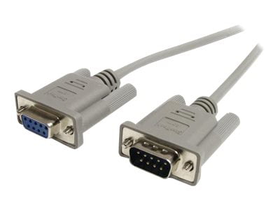 Black... StarTech.com 2m DB9 RS232 Serial 9-Pin Null Modem Female to Male Cable 