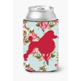 thumbnail image 1 of Caniche Shabby Chic Blue Roses Lata o botella Aislante para bebidas Hugger BB1072 Caroline's Treasures BB1072-RS-BU-CC, 1 of 1