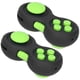 thumbnail image 4 of M Buder Juguete Antiestrés de Dedo para Apretar y Aliviar Ansiedad 2 Piezas, Almohadilla Táctil para Relajación de Niños y Adultos, Regalo Divertido y Juguete de Oficina Portátil (Verde y Negro), 4 of 9
