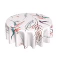 thumbnail image 2 of YFYANG 60 inch Round Table Cloth, Reusable Polyester Watercolor Vintage Flower Table Cover for Indoor Outdoor Kitchen Restaurant Table Decoration Tablecloths, 2 of 8