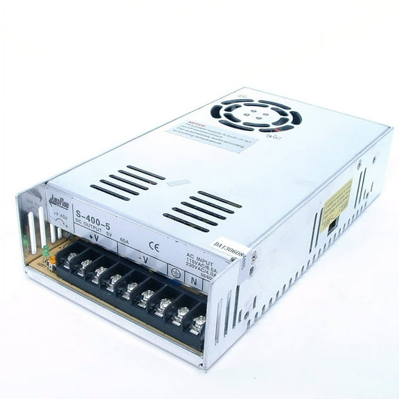 AmpFlow S-400-5 400W, 60A/80A, 5V DC Power Supply