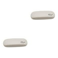 thumbnail image 1 of crativent Lunettes en Cuir pour Hommes Femmes Enfants Étui de Lecture Rigide Blanc 2Ensemble, 1 of 6