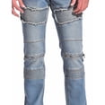 thumbnail image 2 of MEN'S GLACIER FIVE POCKETS MOTO SLIM FIT JEANS, 2 of 9