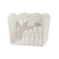 thumbnail image 4 of Alimentador de para conejillos de , dispensador de alimentos para colgar alimentos, almacenamiento de pesebre, soporte multifuncional para Blanco Fernando Comedero de heno para conejos, 4 of 8