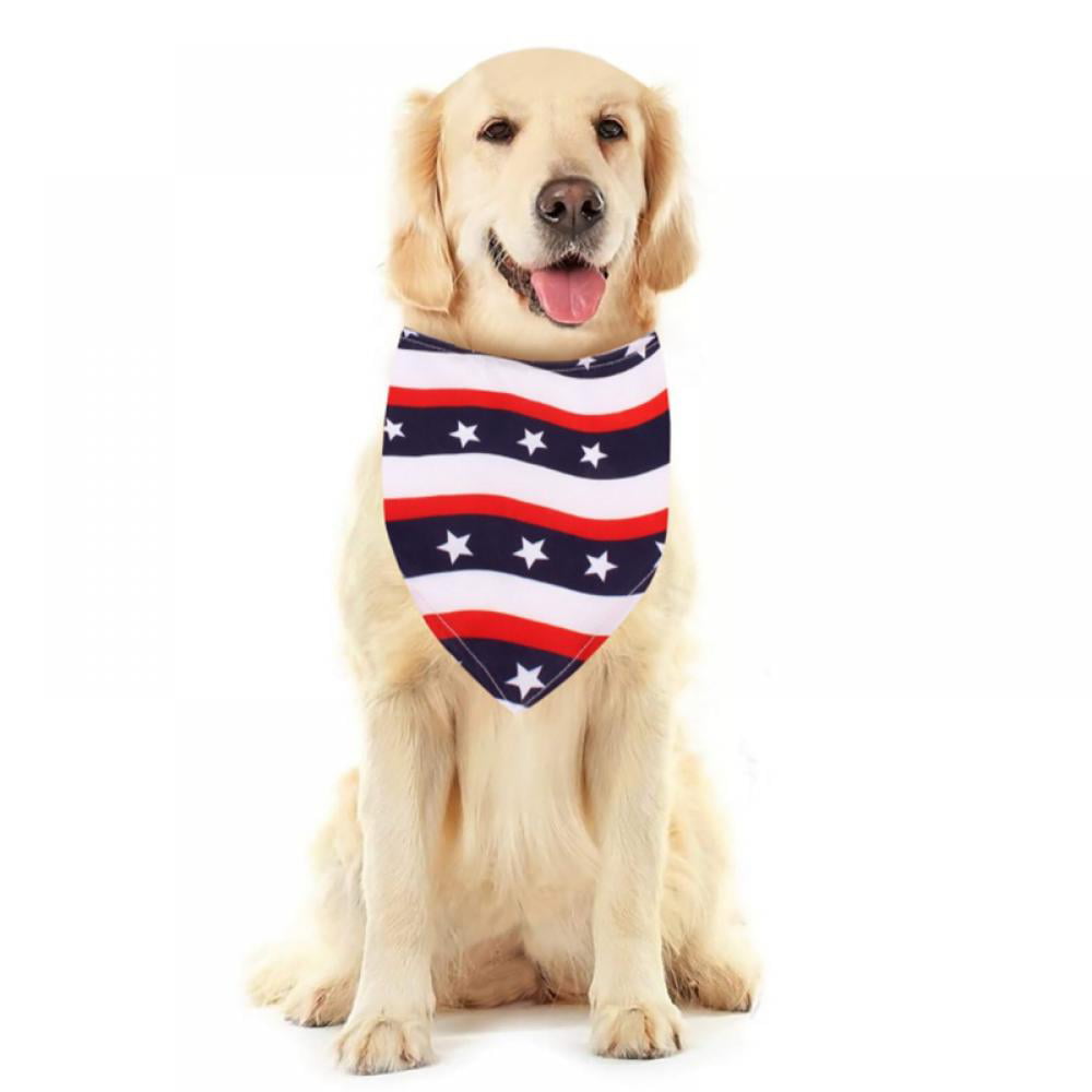 NWT Patriotic Dog Pet Costume Red Blue Hat Star stripes 4th July  XS S M L XL 