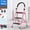 Five-step Staircase, variant on 3/4/5-Tier Folding Step Stool (Black/Red/Pink) - Wide Non-Slip Pedals Sturdy Steel Lightweight Portable Step Ladder For Kitchen Home Durable Space-Saving Foot Stool Ideal For Reaching High Cabinets