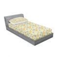 thumbnail image 3 of Ambesonne Forest Fitted Sheet & Pillow Sham Set, Trees Hearts and Flowers, Full, Multicolor, 3 of 3