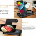 thumbnail image 3 of Wireless Charger Stand, 3 In 1 Wireless Charging Station For IPhone/14/13/12/11/X/XS Samsung Galaxy S22/S21 Series Phone Fast Charger Station For Apple Watch 8/7/6/5/4/3/2 AirPods 3/2/Pro, 3 of 10