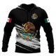 thumbnail image 3 of Sudadera con capucha de manga larga con estampado mexicano para hombre, ropa informal holgada de gran tamaño para uso diario, 3 of 5