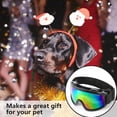 thumbnail image 4 of Tnobhg Dog Goggles Waterproof Windproof Protect Eyes Eco-friendly PVC Adjustable Anti-UV Sunglasses for Pets, 4 of 7