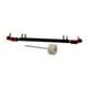 thumbnail image 4 of Eje de transmisión del pedal de batería, pedal doble, barra de enlace de la varilla del tambor, conector metálico, percusión Negro Rojo, 4 of 9