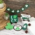 thumbnail image 4 of WMGHA 17 Piece St. Patrick's Day Tiered Tray Decor Set Green Shamrock Gnome St. Patrick Day Wood Sign Decorations Rustic Farmhouse Wood Leprechaun Decor for Home Party, 4 of 5