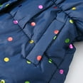 thumbnail image 4 of Ccpelsie Toddler Puffer Jacket for Girls Warm Coat Outerwear Winter Fashion Casual Coat with Pocket for Kids(Dark Blue,4-5 Years), 4 of 7