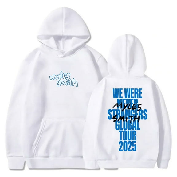 Myles Smith Merch 2025 World Tour Hoodie Unisex Pocket Drawstring Sweatshirt Fashion Long Sleeve Pullover