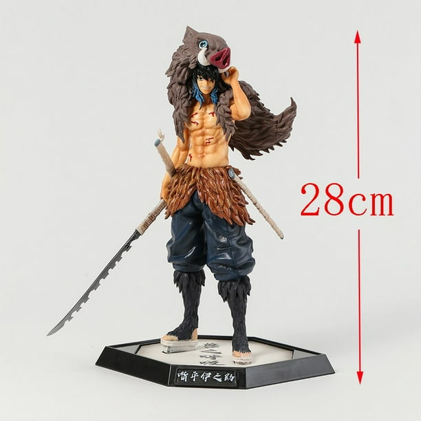 Figura coleccionable Demon Slayer, Hashibira Inosuke, Kokushibo, Douma, Tsugikuni, Yoriichi, Giyuutarou, Daki, modelo de anime, jouet, muñecaInosuke sin caja zhangmengya unisex