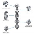thumbnail image 4 of SHISUYAN 22pcs Camera Screw Mount Set 1/4 Inch to 3/8 Inch Converter Threaded Screws, 4 of 8