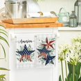 thumbnail image 4 of Blue America Stars Eucalyptus Patriotic 4th of July Kitchen Towels Dish Towels, 18x26 Inch Seasonal Summer Decoration Hand Towels Set of 2, 4 of 6