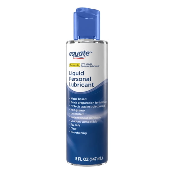 Equate Liquid Personal Lubricant, 5 Fl Oz, Compare to K-Y® Liquid Personal Lubricant