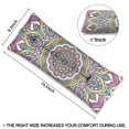 thumbnail image 4 of Exotic Cultural Mandala Post Surgery Seat Belt Pillow - Soft Mastectomy Cushion - Recovery Pad with Mystic Ethnic Pattern, 4 of 6