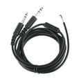 thumbnail image 7 of Replacement 200cm DIY Aviation Headset Durable Mono Cable Line Cord Repairing Dual-plug Aircraft Headphones Cable, 7 of 7