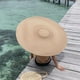 thumbnail image 1 of Sombrero de paja de ala ancha para mujer, sombreros de paja de playa de gran tamaño, sombreros de paja de playa de gran tamaño, sombrero de paja flexible para el sol, compacto y liviano, 1 of 9