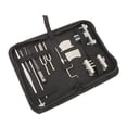 thumbnail image 4 of Juego de herramientas de Reparación de violín con bolsa de transporte Accesorio para viola Herramienta Luthier Medidor de sonido de violín, 4 of 8
