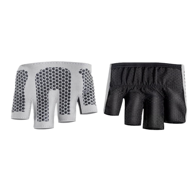 Guantes de yoga y pilates de cuatro dedos y medio, guantes minimalistas de micro yoga y pilates para mujer, guantes de yoga antideslizantes, estética elegante