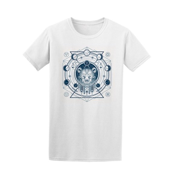 Geometric Sketch Cool Bear Tee Men's -Image by Shutterstock