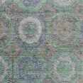 thumbnail image 4 of HomeRoots 630187 9 x 12 ft. Green Charcoal & Purple Geometric Washable Transitional Indoor & Outdoor Rectangle Area Rug, 4 of 9