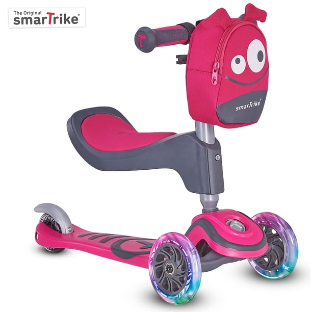smarTrike T1 3in1 Toddler Scooter with Safety Gear Included, 15M