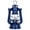 Dark Blue, variant on Oil Lamp, Large Capacity Portable Hurricane Kerosene Burning Lantern, Iron Kerosene Oil Lamp and High Brightness for Kitchens and Warehouses for Indoor Outdoor Decoration