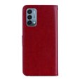 thumbnail image 4 of Feishell OnePlus Nord N200 5G Case Owl Pattern Glitter Sparkly Gems Shockproof PU Leather Wallet Cover Flip Stand Card Slots Magnetic Diamond Bling Folio Case for OnePlus Nord N200 5G, Winered, 4 of 7
